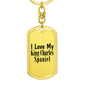 Love My King Charles Spaniel - Luxury Dog Tag Keychain