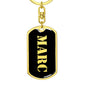 Marc v3 - Luxury Dog Tag Keychain