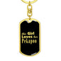 Pekapoo v2 - Luxury Dog Tag Keychain
