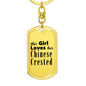 Chinese Crested - Luxury Dog Tag Keychain