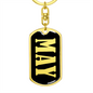 May v02 - Luxury Dog Tag Keychain