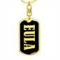 Eula v02 - Luxury Dog Tag Keychain