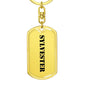 Sylvester - Luxury Dog Tag Keychain
