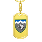109th Mountain Assault Battalion (Ukraine) - Luxury Dog Tag Keychain