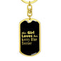 Kerry Blue Terrier v2 - Luxury Dog Tag Keychain