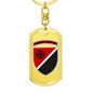 131st Reconnaissance Battalion (Ukraine) - Luxury Dog Tag Keychain