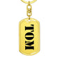Tom - Luxury Dog Tag Keychain