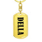 Della v01 - Luxury Dog Tag Keychain