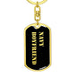 Navy Boyfriend v2 - Luxury Dog Tag Keychain