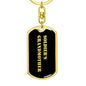 Soldier's Grandmother v2 - Luxury Dog Tag Keychain