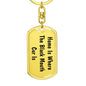 Black Mouth Cur's Home - Luxury Dog Tag Keychain