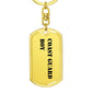 Coast Guard Boy - Luxury Dog Tag Keychain