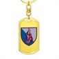 45th Air Assault Brigade (Ukraine) - Luxury Dog Tag Keychain