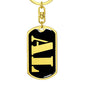 Al v3 - Luxury Dog Tag Keychain