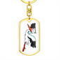 Stork - Luxury Dog Tag Keychain