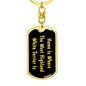 West Highland White Terrier's Home v2 - Luxury Dog Tag Keychain