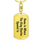 King Charles Spaniel's Home - Luxury Dog Tag Keychain