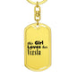 Vizsla - Luxury Dog Tag Keychain
