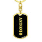 Antonio v3 - Luxury Dog Tag Keychain