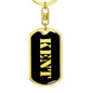 Kent v3 - Luxury Dog Tag Keychain