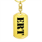 Ert - Luxury Dog Tag Keychain