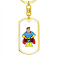 Superhero 02 - Luxury Dog Tag Keychain