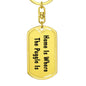 Puggle's Home - Luxury Dog Tag Keychain