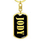 Jody v02 - Luxury Dog Tag Keychain