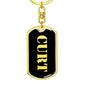 Curt v3 - Luxury Dog Tag Keychain