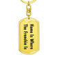 Frenchie's Home - Luxury Dog Tag Keychain