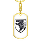 93rd Mechanized Brigade (Ukraine) v2 - Luxury Dog Tag Keychain