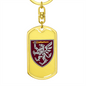 80th Air Assault Brigade (Ukraine) - Luxury Dog Tag Keychain