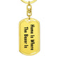 Boxer's Home - Luxury Dog Tag Keychain