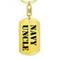 Navy Uncle - Luxury Dog Tag Keychain