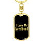 Love My Keeshond v2 - Luxury Dog Tag Keychain