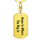 Pug's Home - Luxury Dog Tag Keychain