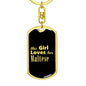 Maltese v2 - Luxury Dog Tag Keychain