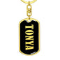 Tonya v02 - Luxury Dog Tag Keychain