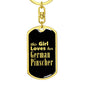 German Pinscher v2 - Luxury Dog Tag Keychain