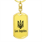 Los Angeles - Luxury Dog Tag Keychain