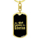 Siberian v2 - Luxury Dog Tag Keychain
