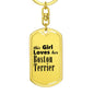 Boston Terrier - Luxury Dog Tag Keychain