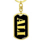 Ali v3 - Luxury Dog Tag Keychain