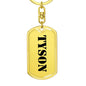 Tyson - Luxury Dog Tag Keychain
