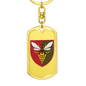 38th Air Defence Missile Regiment (Ukraine) - Luxury Dog Tag Keychain