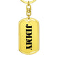 Jimmy - Luxury Dog Tag Keychain