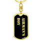 Airman's Boy v2 - Luxury Dog Tag Keychain