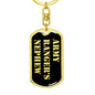 Army Ranger's Nephew v2 - Luxury Dog Tag Keychain