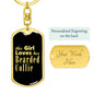 Bearded Collie v2 - Luxury Dog Tag Keychain