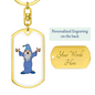 Wizard 01 - Luxury Dog Tag Keychain